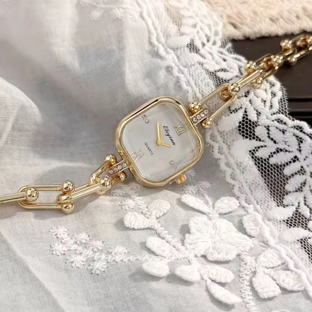 Luxury Gold Link Bracelet Watch